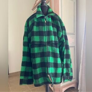 Johnson Woolen Mills | Vintage Checkered Jacket. Buffalo Plaid Cruiser. Size 20.